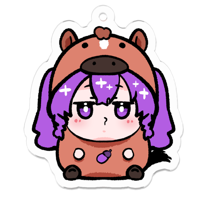 アクリルキーホルダー - 50 x 50 (mm)