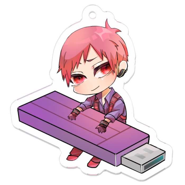 アクリルキーホルダー - 50 x 50 (mm)