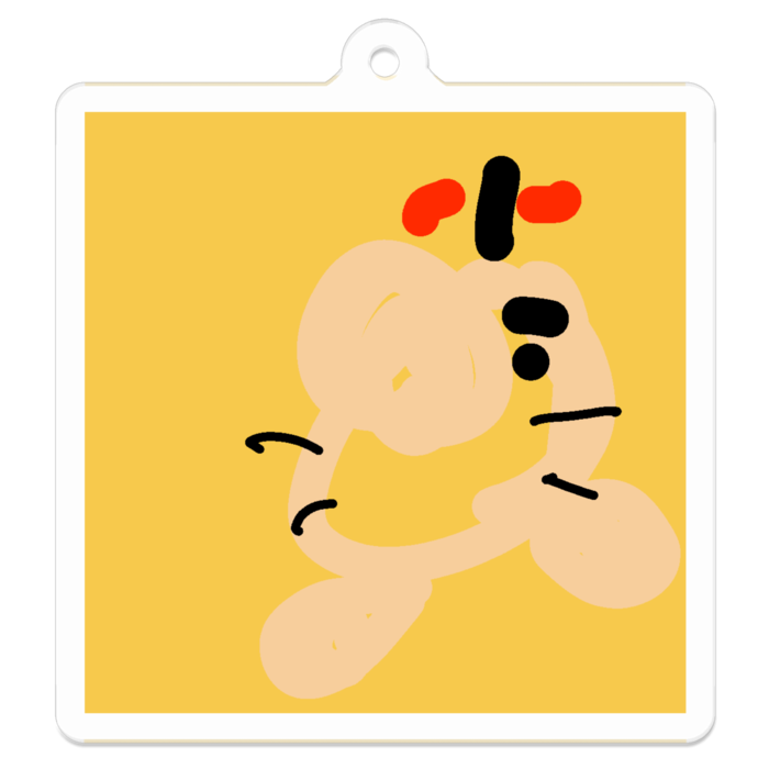 アクリルキーホルダー - 50 x 50 (mm)