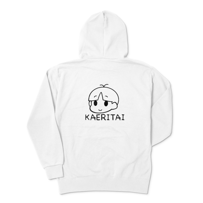 ジップパーカー - XL - ホワイト