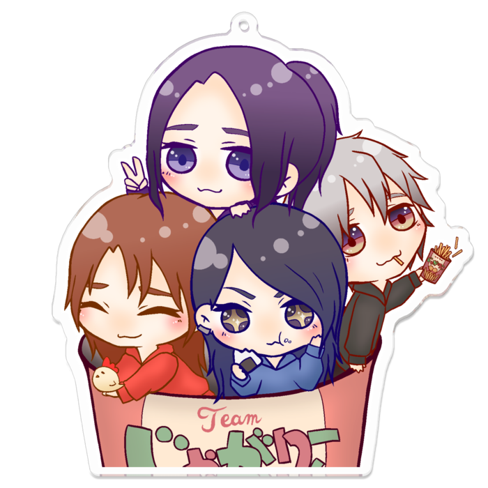 アクリルキーホルダー - 100 x 100 (mm)