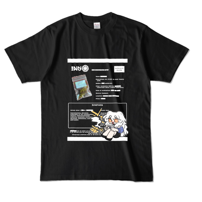 カラーTシャツ - L - ブラック (濃色)