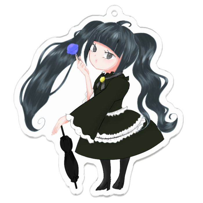 アクリルキーホルダー - 70 x 70 (mm)