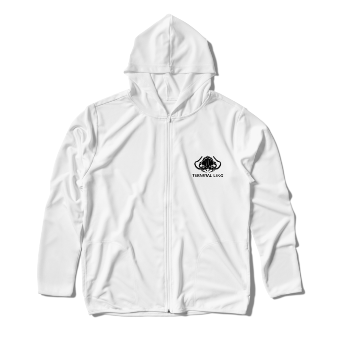 ジップパーカー - L - ホワイト