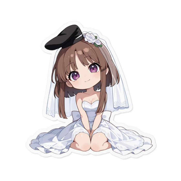 ステッカー - 100 x 100 (mm)(キャラのみ)