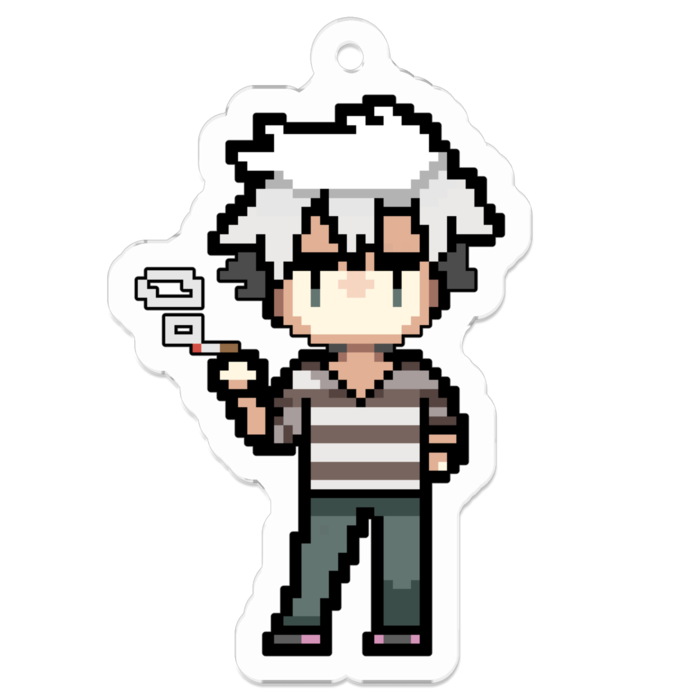 アクリルキーホルダー(コーティング) - 50 x 50 (mm)