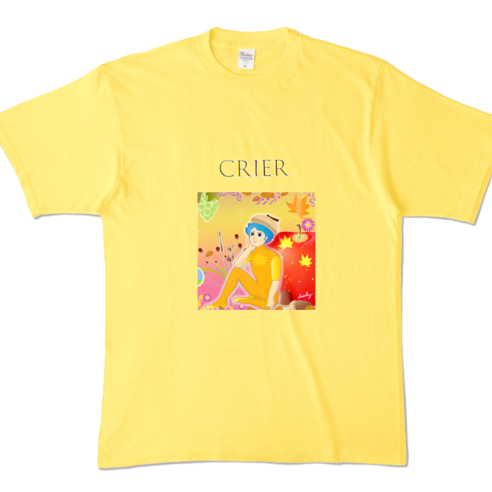 カラーTシャツ - XL - イエロー (濃色)