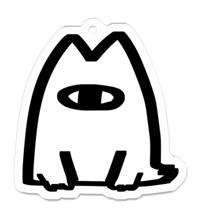 アクリルキーホルダー - 50 x 50 (mm)