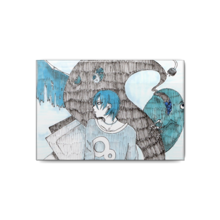 缶バッジ - 80x54mm