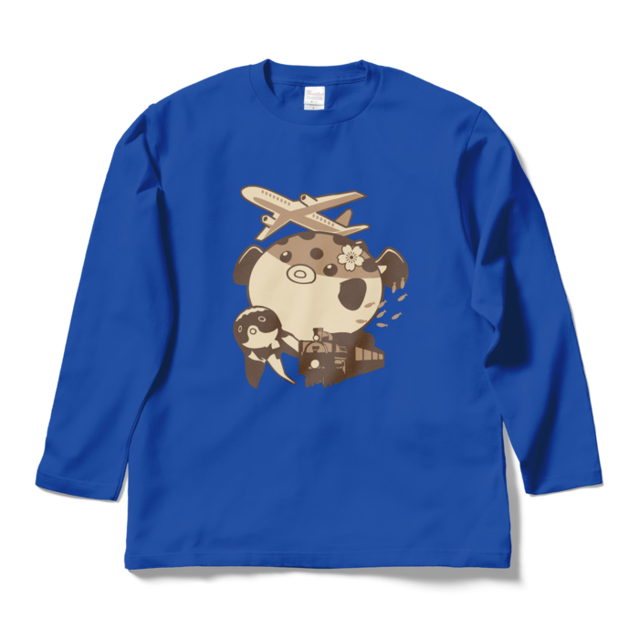 ロングスリーブTシャツ - L - ロイヤルブルー
