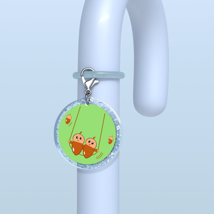めじるしチャーム - W30 × H30mm 以内(ラメ)