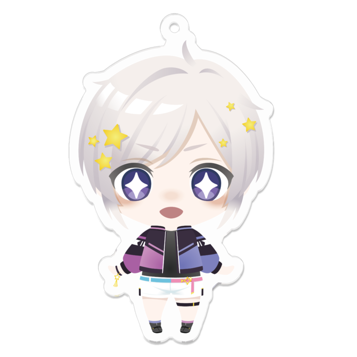 キラキラ顔 - 70 x 70 (mm)