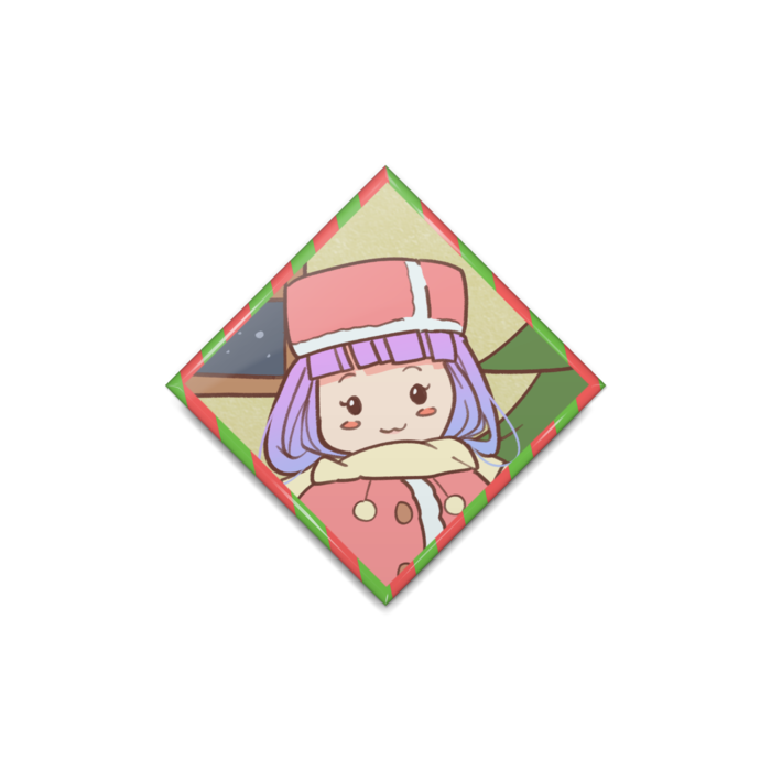 缶バッジ - ひし形40mm