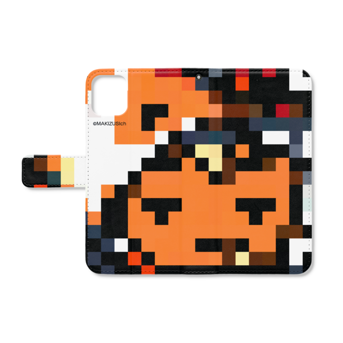 手帳型iPhoneケース - iPhone11ProMax - ストラップ穴 あり