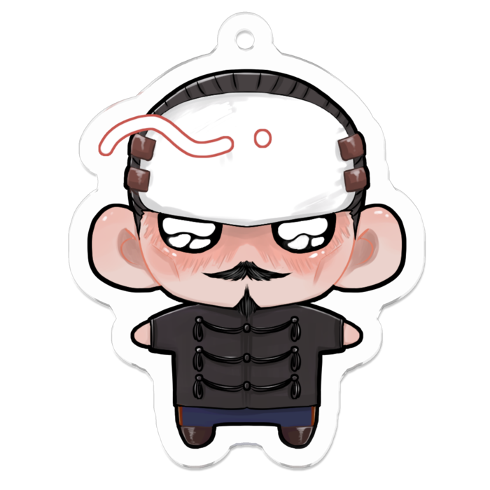 アクリルキーホルダー - 50 x 50 (mm)