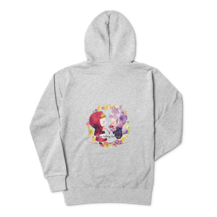 ジップパーカー - L - 杢グレー