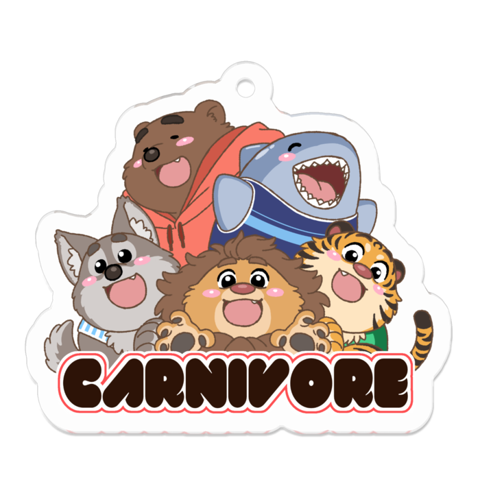 アクリルキーホルダー - 50 x 50 (mm)