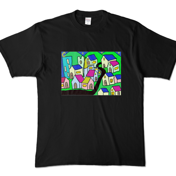 カラーTシャツ - XL - ブラック (濃色)