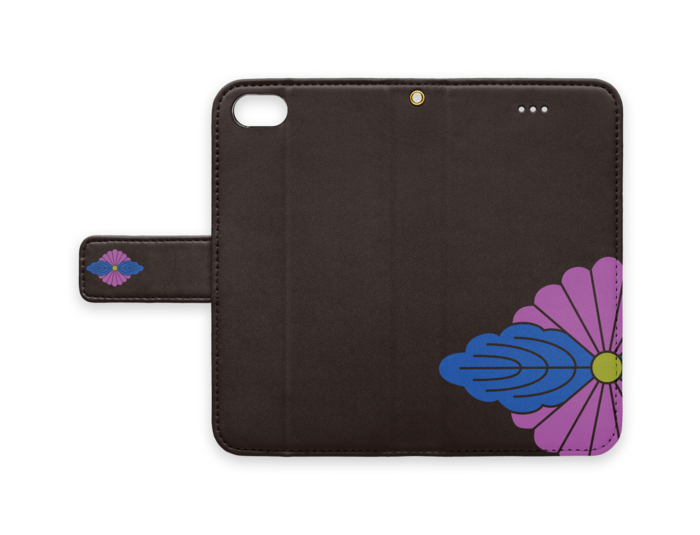手帳型iPhoneケース - iPhone7 - ストラップ穴 あり
