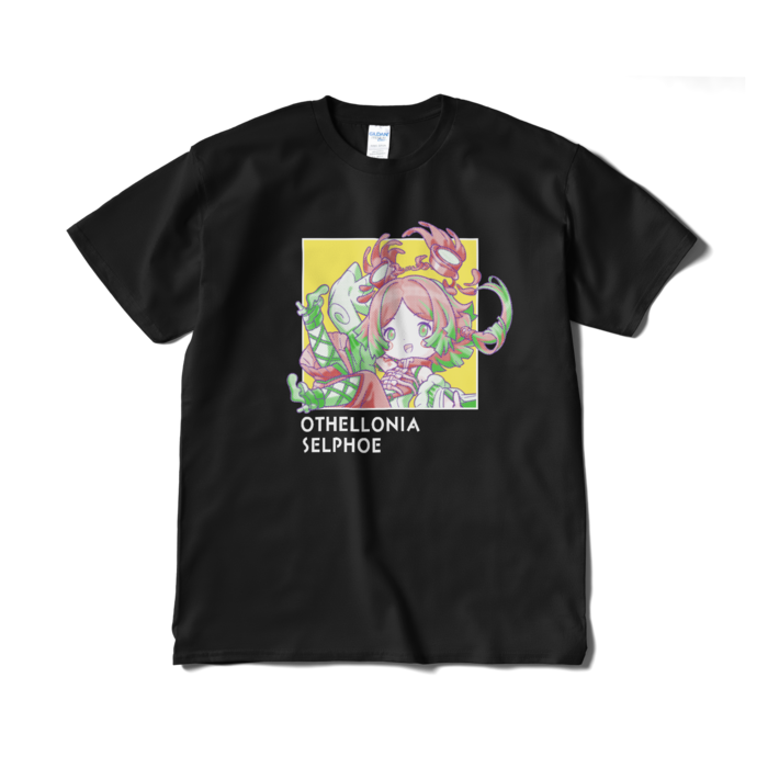 ちびキャラ「審判セルフィ」デザインTシャツ（XL/ブラック）