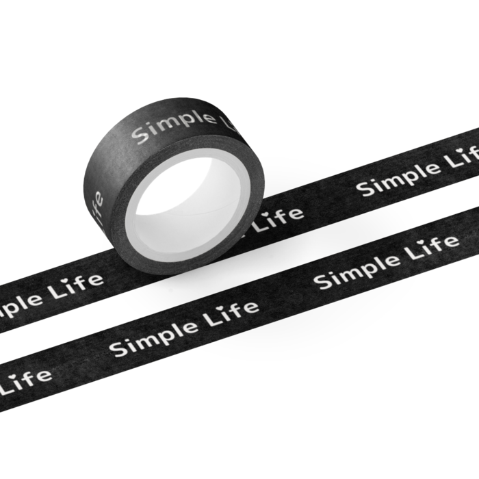 マスキングテープ❤　黒色（ブラック）