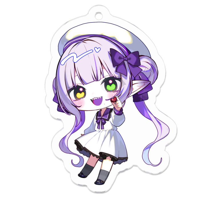 アクリルキーホルダー（コーティング） - 50 x 50 (mm)