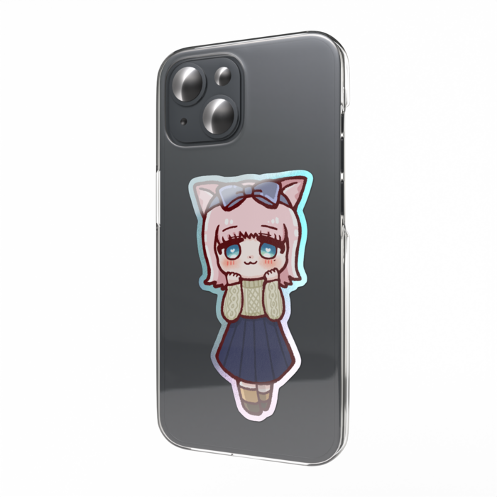 オーロラスマホステッカー - 縦