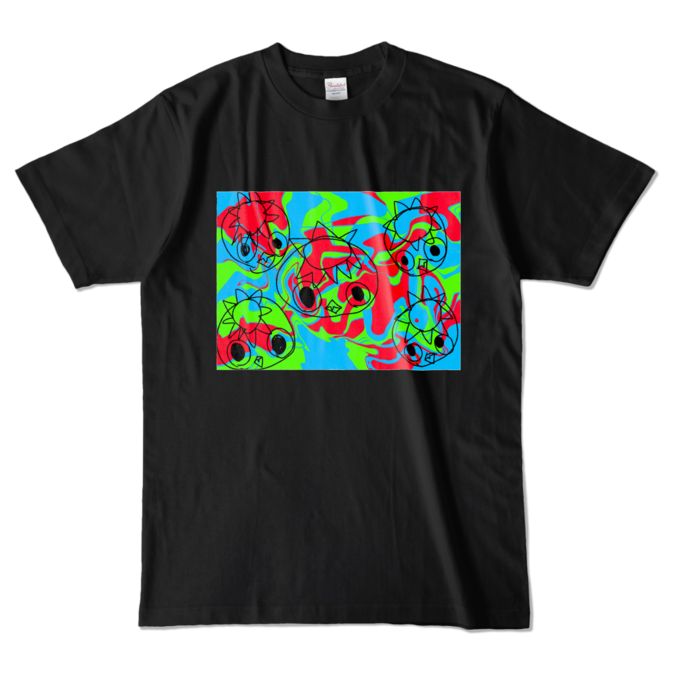 カラーTシャツ - L - ブラック (濃色)