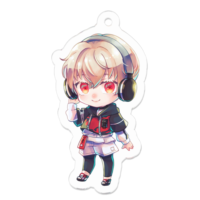 アクリルキーホルダー - 50 x 50 (mm) A