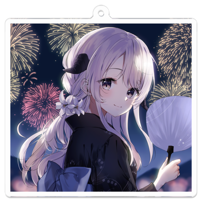 アクリルキーホルダー - 70 x 70 (mm)