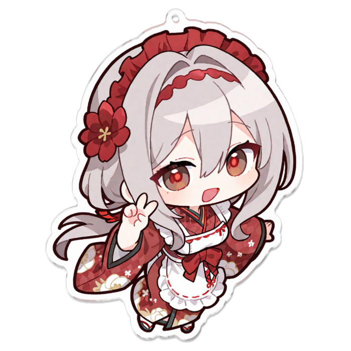 アクリルキーホルダー - 100 x 100 (mm)
