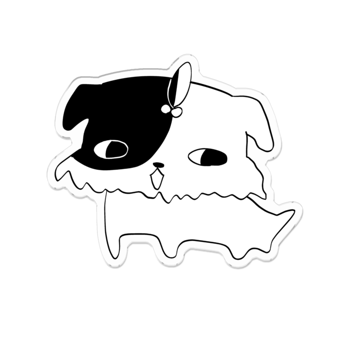 アクリルバッジ - 70 x 70 (mm)