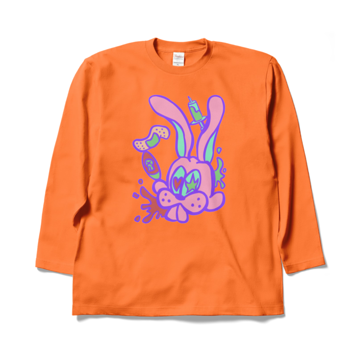 ロングスリーブTシャツ - XL - オレンジ