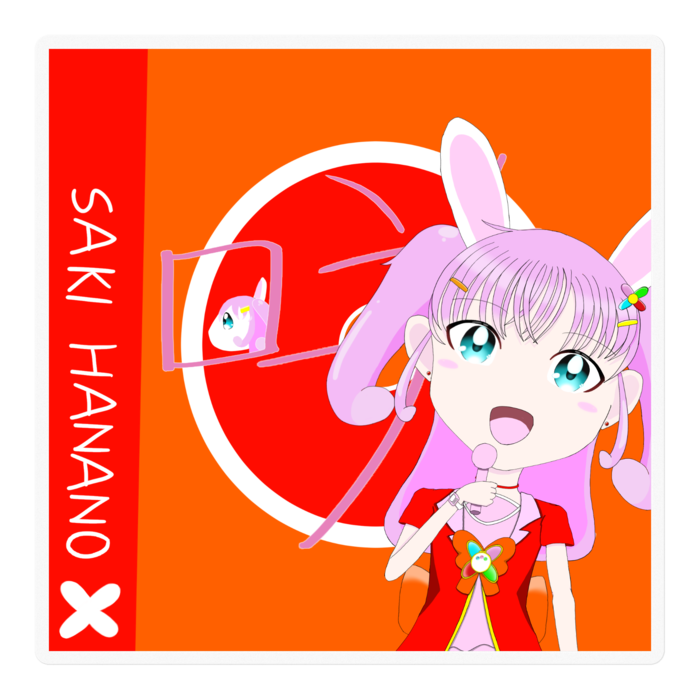 ステッカー - 100 x 100 (mm)