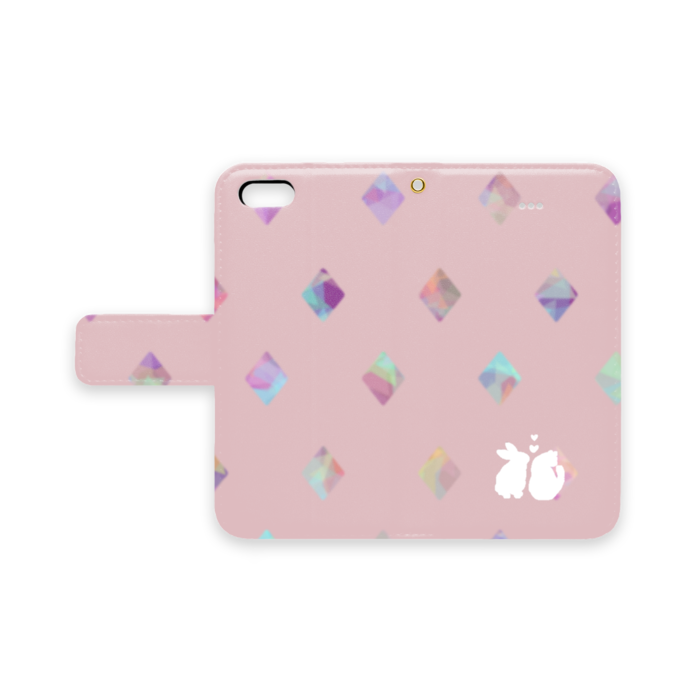 手帳型iPhoneケース - iPhone 5 / 5s / SE - ストラップ穴 あり