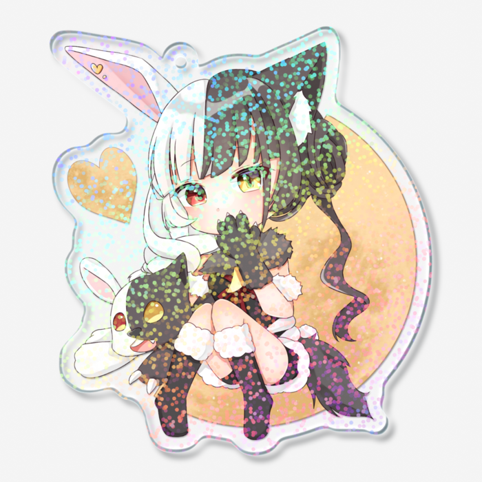 ホログラム(グリッター) - 70 × 70mm