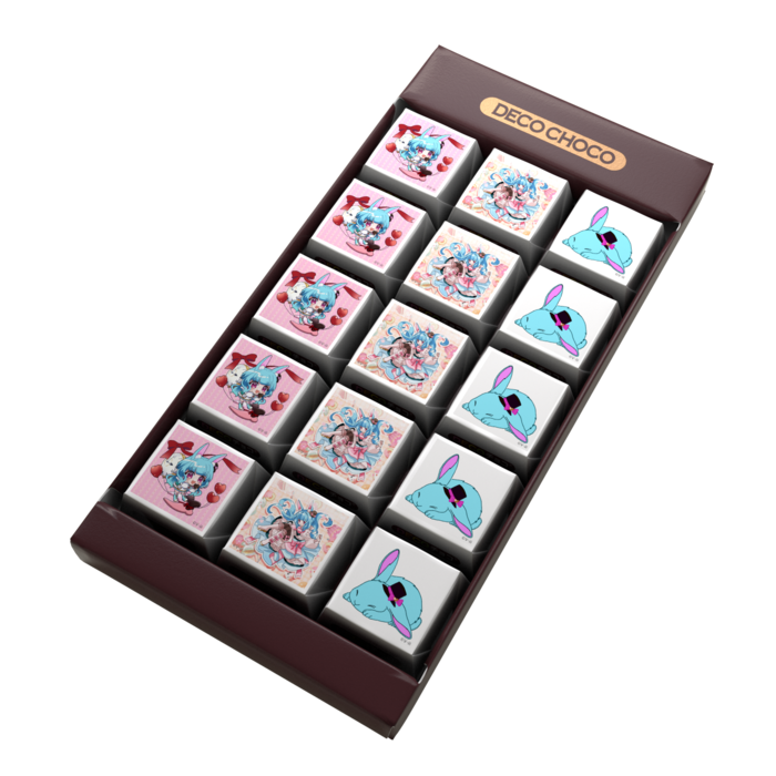 DECOチョコ - 列ごとにデザイン