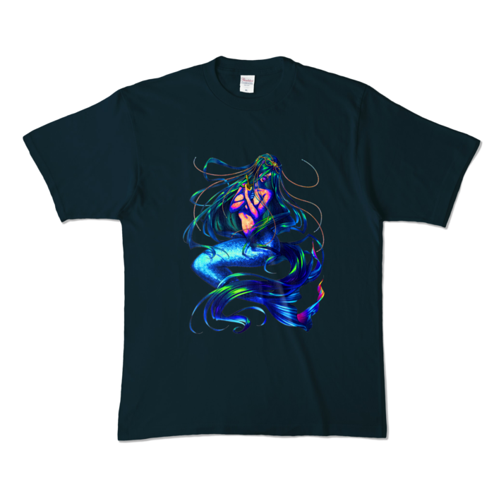 カラーTシャツ - XL - ネイビー (濃色)