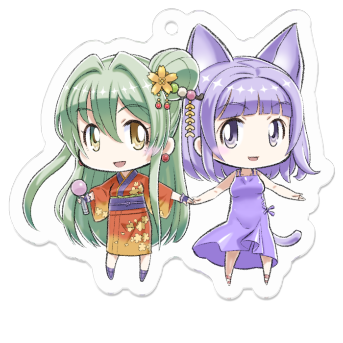 アクリルキーホルダー - W50 × 50mm 以内