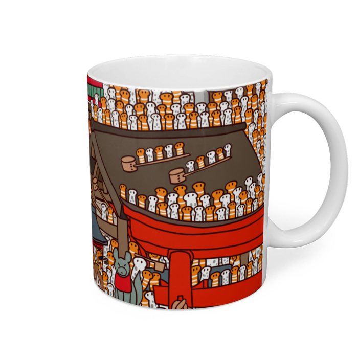 マグカップ - 直径 8 cm / 高さ 9.5 cm