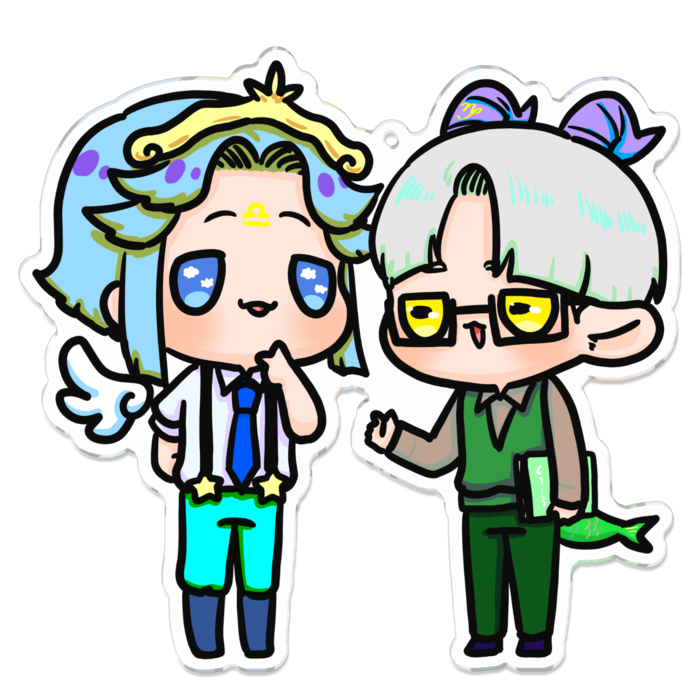 アクリルキーホルダー - 100 x 100 (mm)