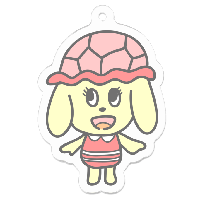 アクリルキーホルダー - 50 x 50 (mm)