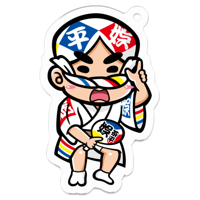 アクリルキーホルダー - 50 x 50 (mm)