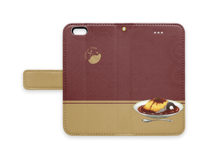 手帳型iPhoneケース - iPhone6 - ストラップ穴 あり