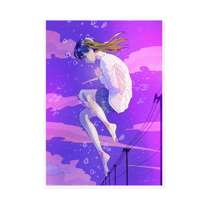 ステッカー - 160 x 160 (mm)