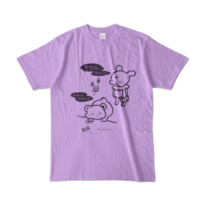 カラーTシャツ - L - ライトパープル (淡色)
