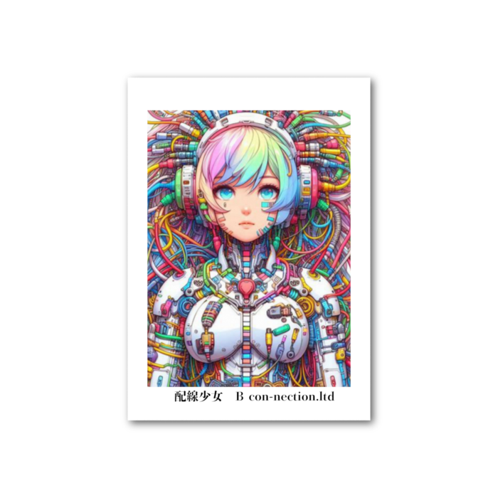 フォト風カード - 縦 - 片面