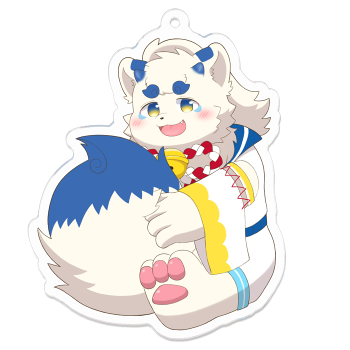 アクリルキーホルダー（コーティング） - 70 x 70 (mm)