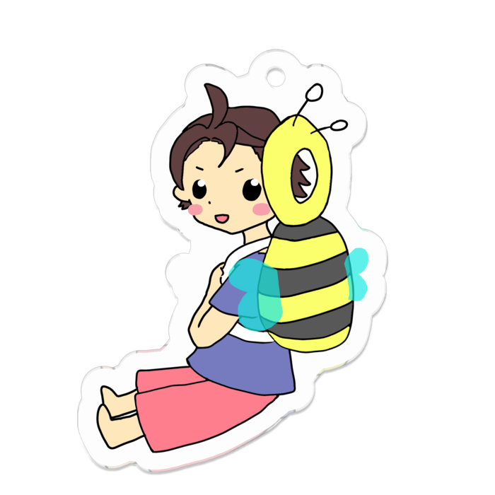 アクリルキーホルダー - 50 x 50 (mm)