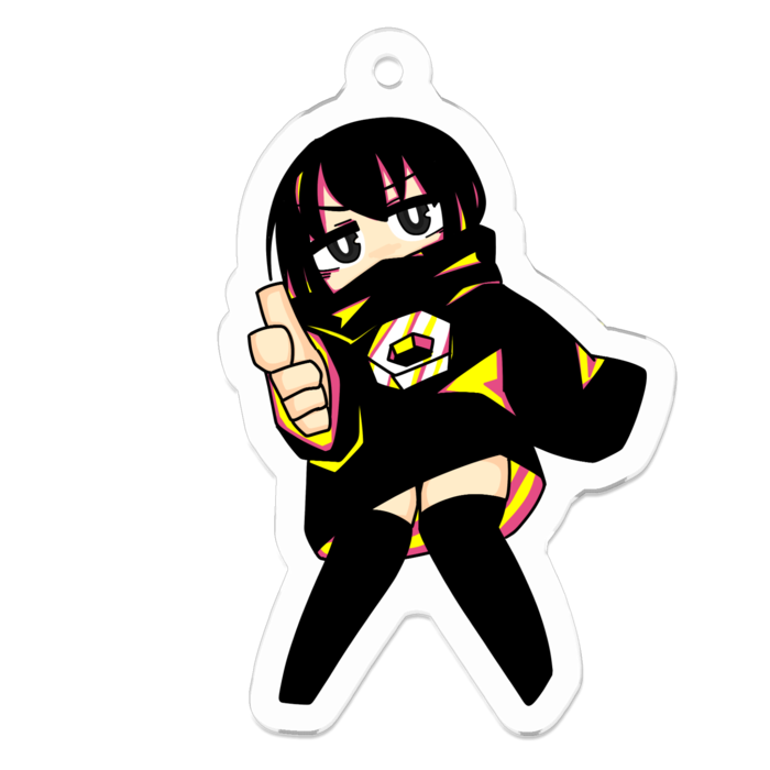 アクリルキーホルダー - 50 x 50 (mm)